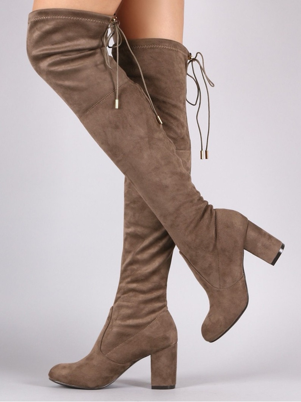 👢Over the knee Tan/Caramel Suede Boots by Chinese Laundry